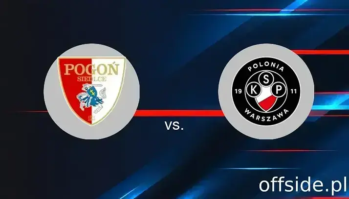 Pogoń Siedlce - Polonia Warszawa: transmisja, gdzie oglądać? | 20.07.2025